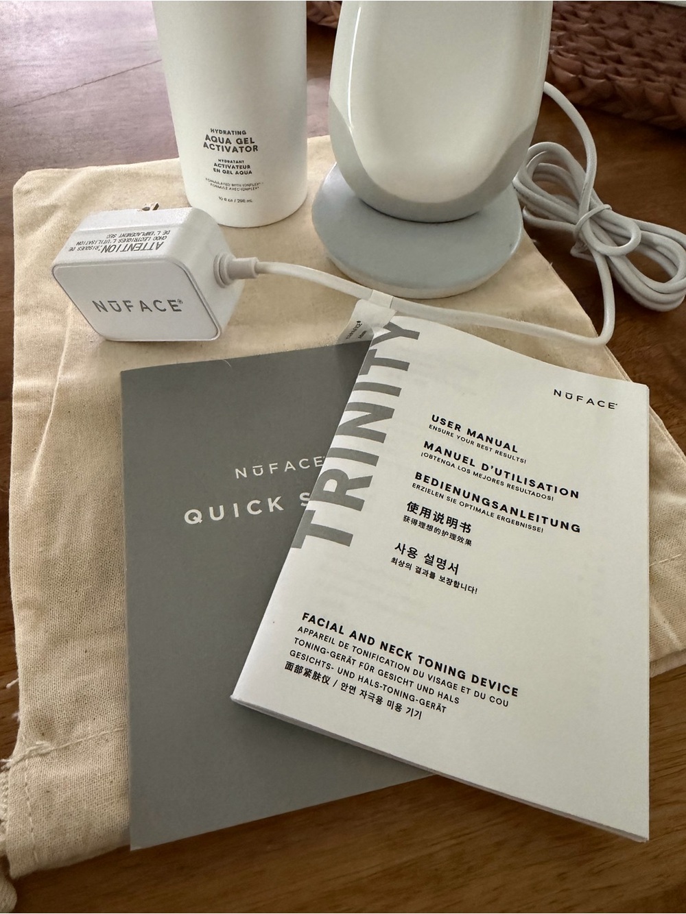 NuFACE Trinity Facial Toning Device in White - Picture 2 of 4